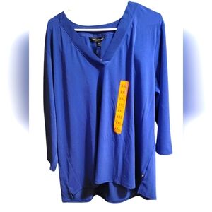 Banana Republic Elegant Royal Blue Long Sleeve Women's Top XXL